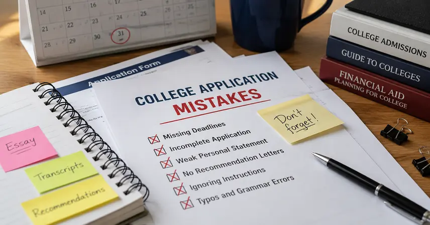 Common College Application Mistakes